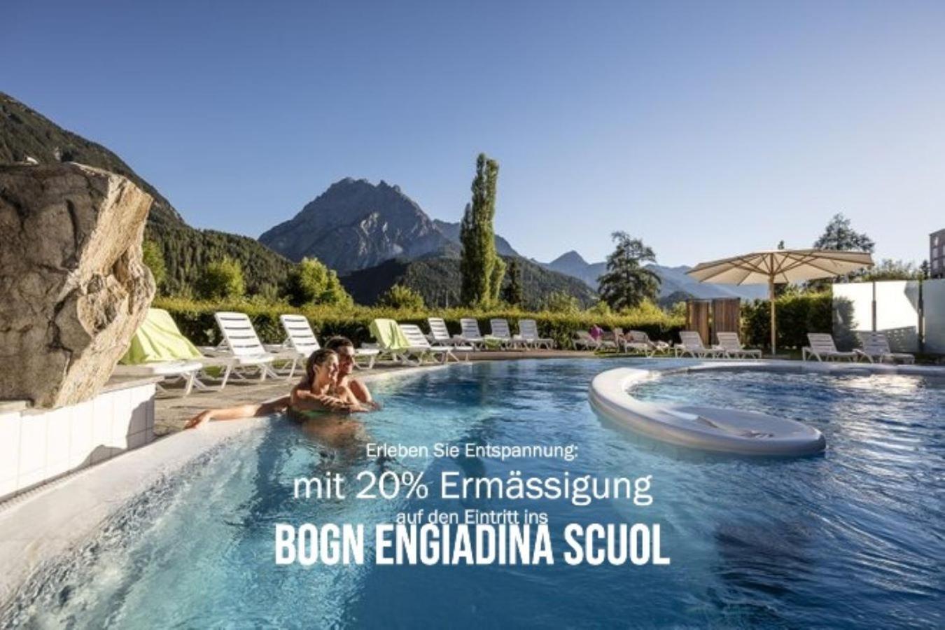 Curuna Hotel-Garni B&B Scuol Ngoại thất bức ảnh